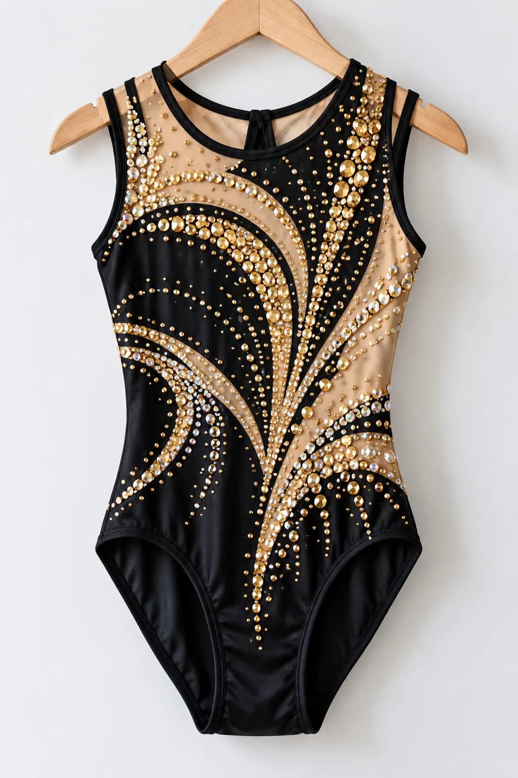 Maillot negro con tirantes